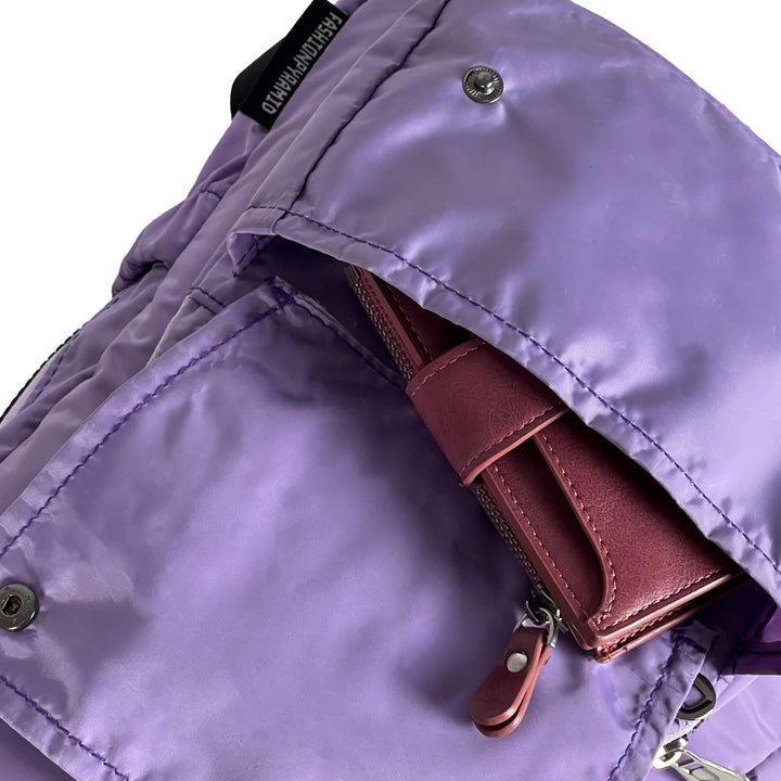 Mini Nylon Women Backpack is stylish way  to carry your belongings. Fashionpyramid