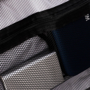 Equipped with a mesh pocket for quick items. Fashionpyramid
