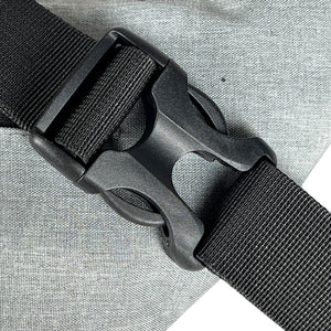 Secure waist bag with a lock for added protection of your valuables while on-the-go.