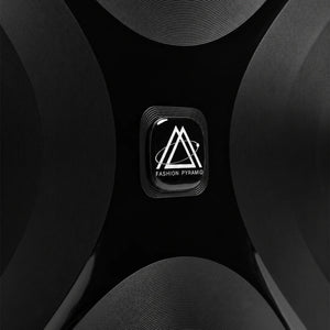 Fashion Pyramid Explore Trolley in black – Fashion Pyramid logo badge on the shell