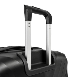 Fashion Pyramid Explore Trolley in black – aluminium telescopic handle close-up