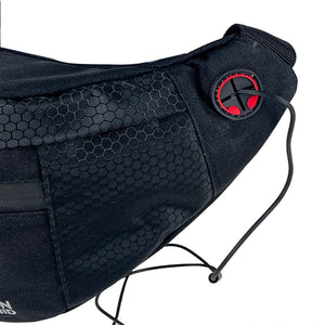 Beehive waist bag with AUX Output for headphones. Fashionpyramid