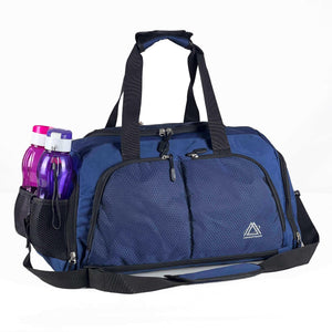 Beehive Gym and travil Bag The Durable Crowdsource Designed Duffel Bag with 10 Optimal Compartments Including Water Resistant Pouch - navy - Fashionpyramid