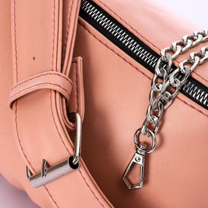 حقيبة الخصر النسائية "chain” - وردى فاتح - Fashionpyramid