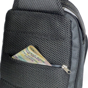 Crossbody has back pocket for things valuables. Fashionpyramid