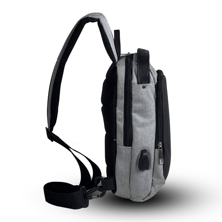  Crossbody is equipped with USB port to charge the mobile. Fashionpyramid
