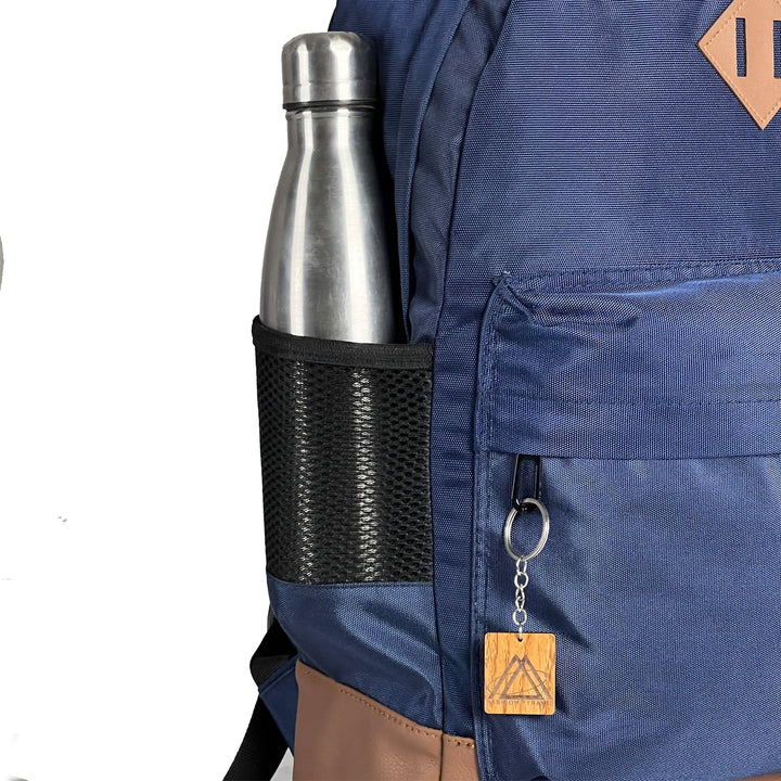 Pyramid Backpack has  a pocket for a water bottle. Fashionpyramid