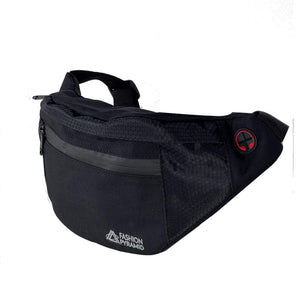Beehive waist bag has zippers are made with a leather. Fashionpyramid