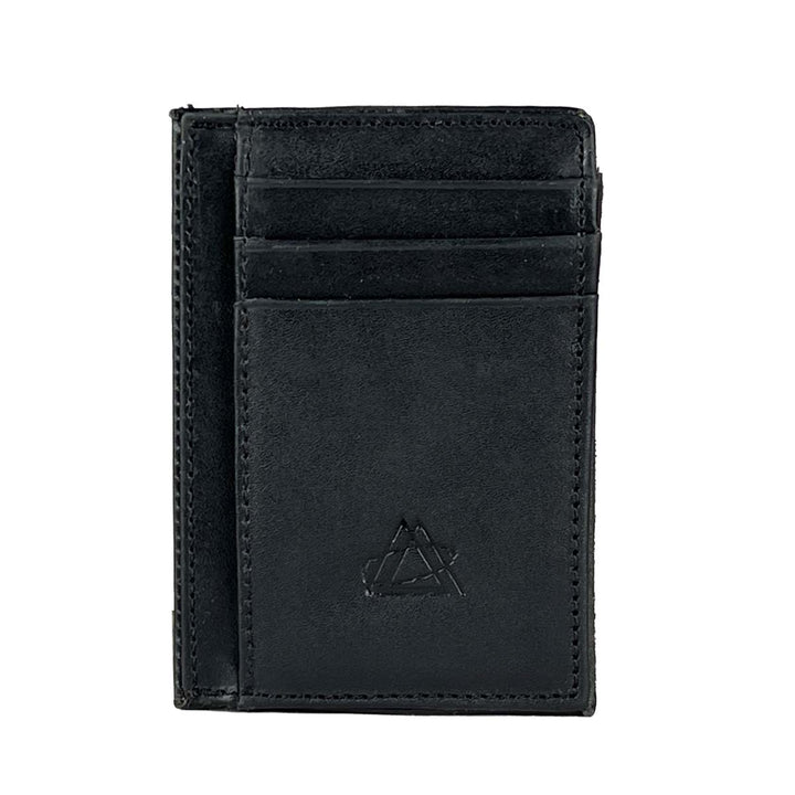 Upgrade your accessories with this genuine leather wallet, doubling as a sophisticated card holder to keep your essentials organized and easily accessible.