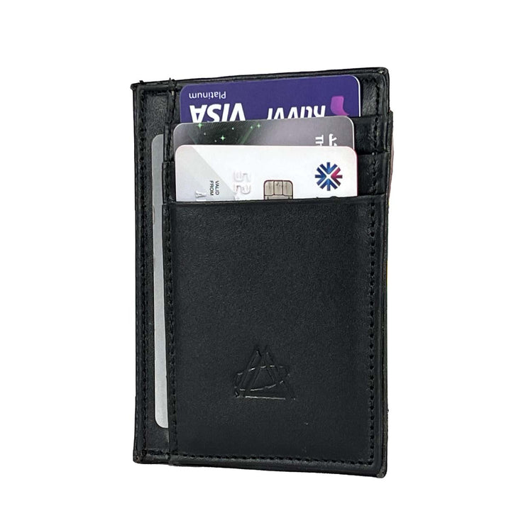 Discover the perfect blend of functionality and style with this genuine leather wallet, serving as a versatile card holder for your everyday needs.