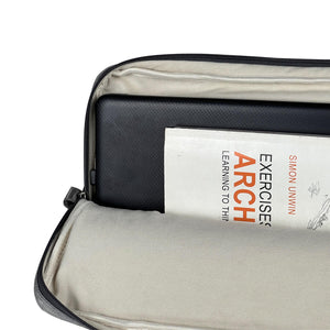 Spacious Interior of Gray Laptop Shoulder Messenger Ba