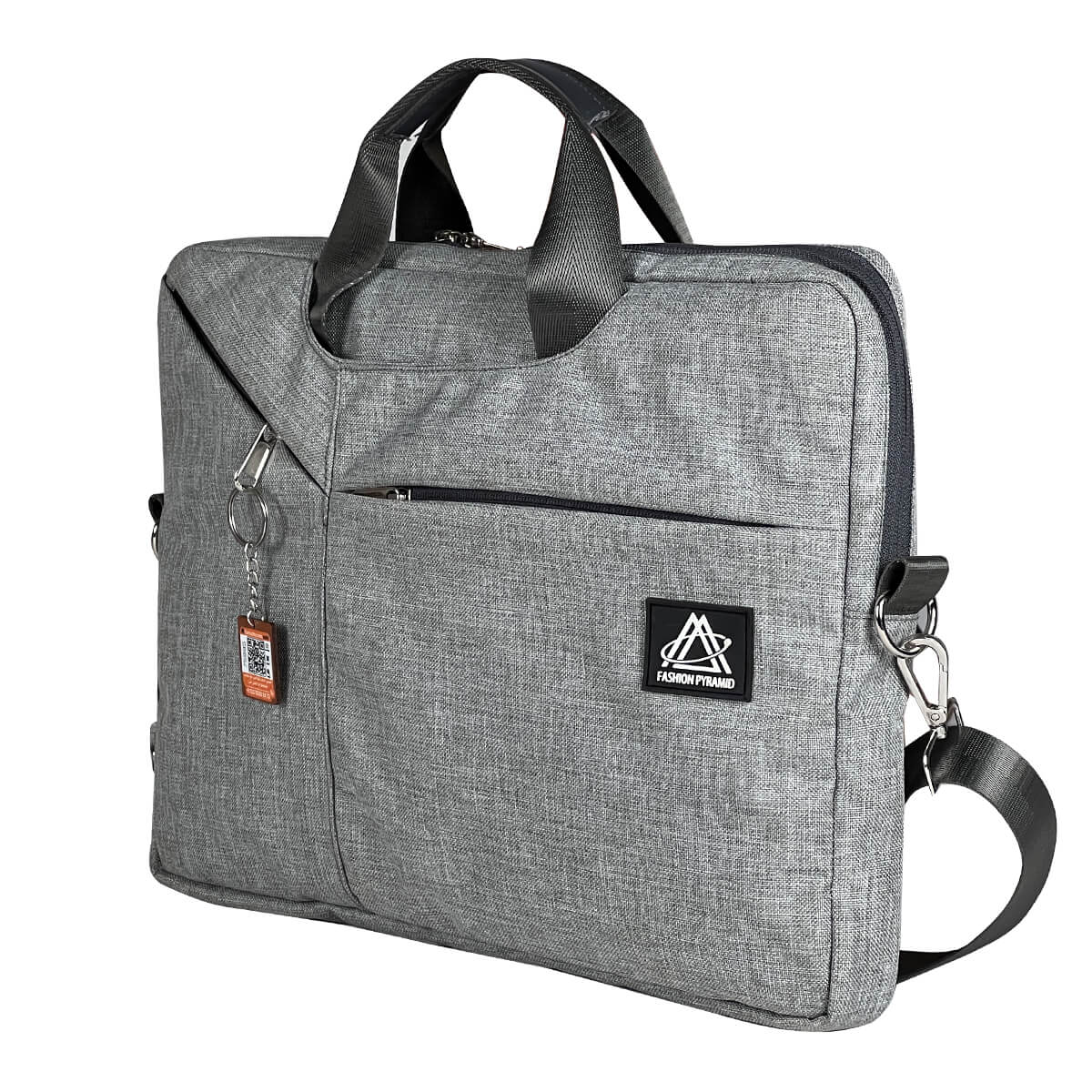 Gray Laptop Shoulder Messenger Bag - 15.6-inch - Labtech