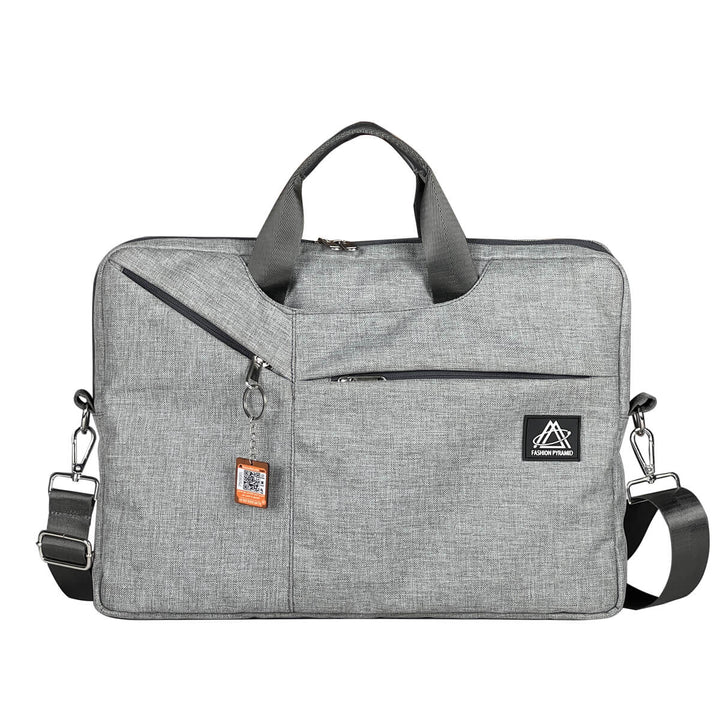 Laptop Shoulder Messenger Bag - Gray, 15.6-inch