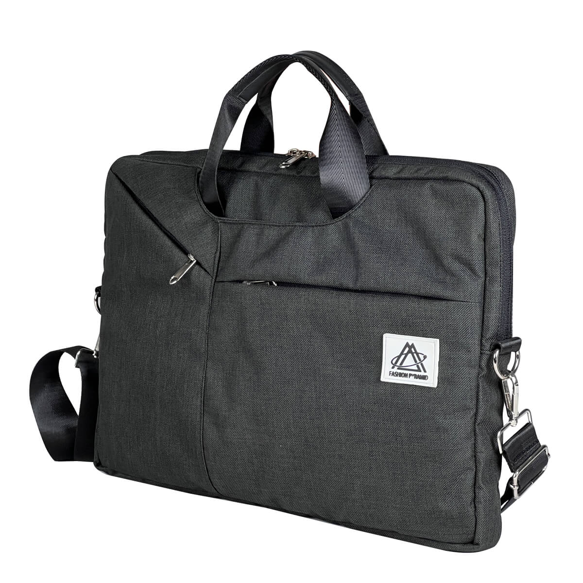 Laptop Shoulder Messenger Bag - Stylish and Functional Carryall for 15.6-inch Laptops and Tablets in Black