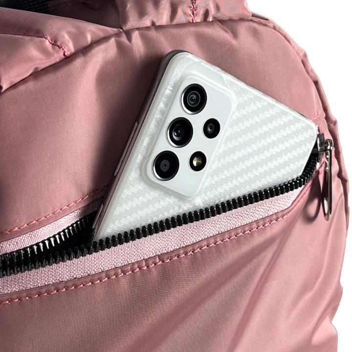 Mini Nylon Women Backpacks has front pocket for quick items like cell phone and keys. Fashionpyramid