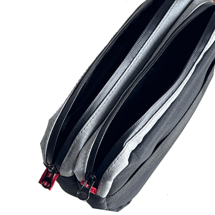 Handbag has two main pockets with High quality leather zippers. Fashionpyramid
