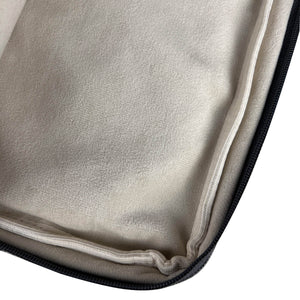 Durable and Protective Interior Material of Gray Laptop Shoulder Messenger Bag