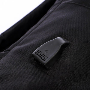   Colorful Backpack with USB port to charge the mobile phone. Fashionpyramid