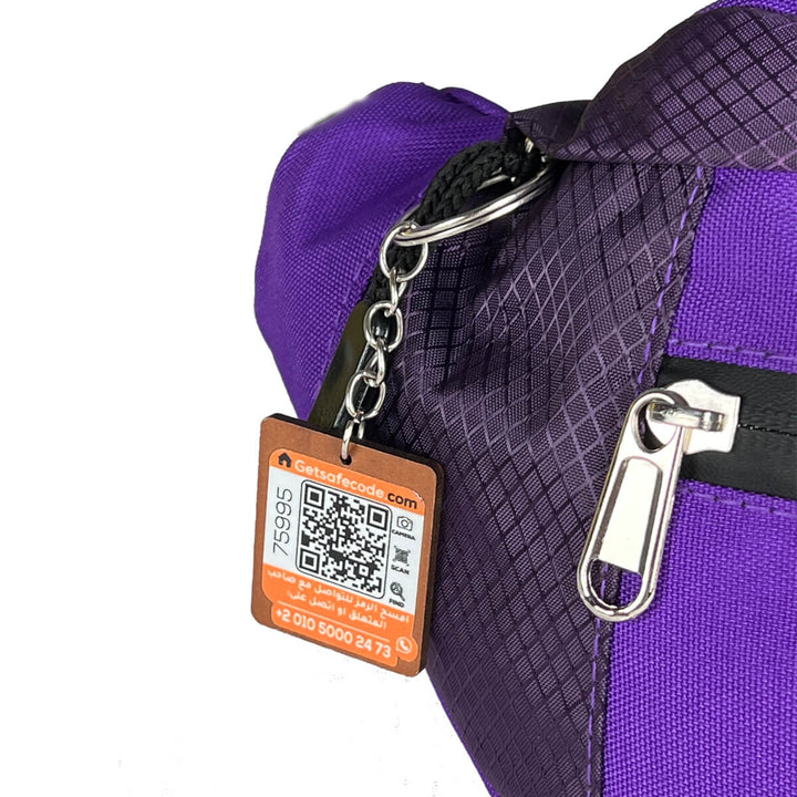 Qr Code for lost and Found Waist bags