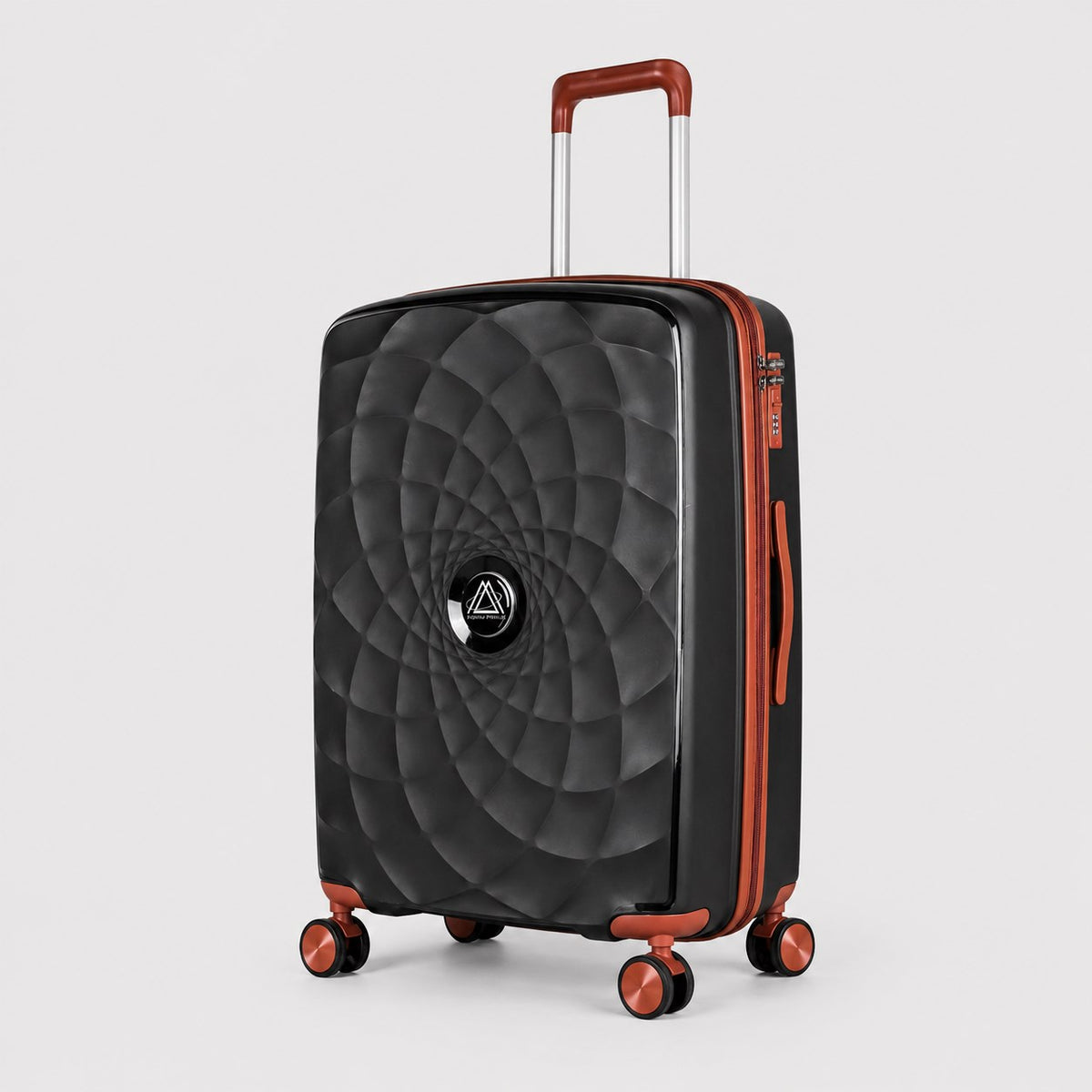 Air Trolley Black & Brown hardshell spinner suitcase - Medium (24")