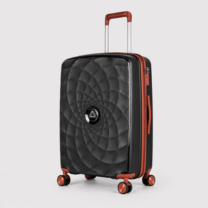 Air Trolley Black & Brown hardshell spinner suitcase - Medium (24")