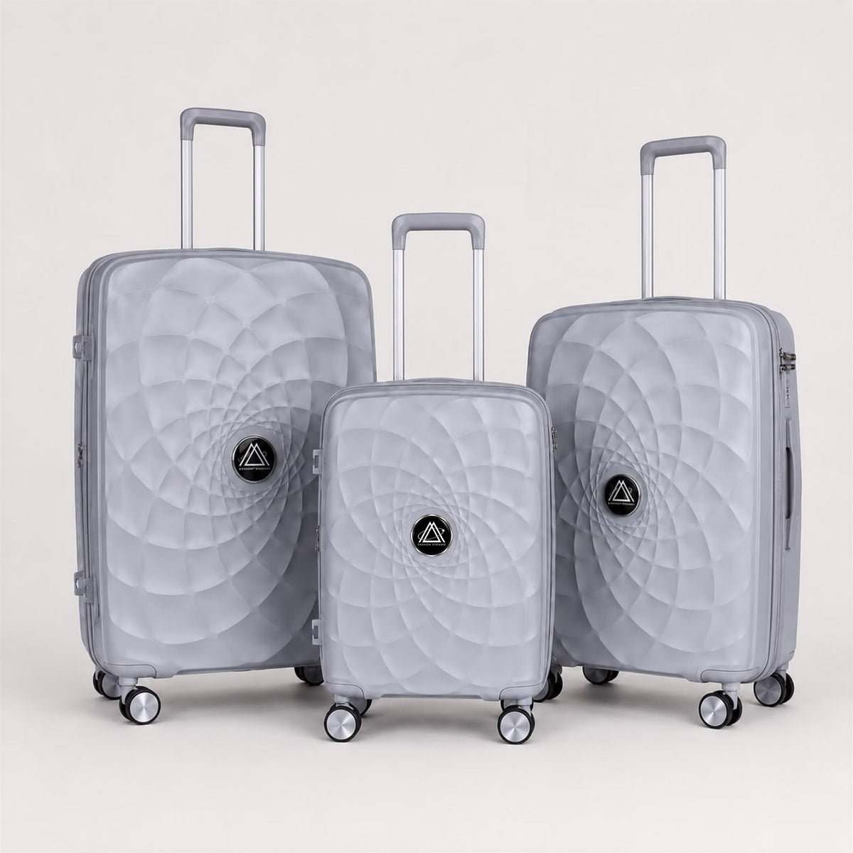 Air Trolley 3-piece hardshell luggage set in Grey - 20 inch, 24 inch, 28 inch