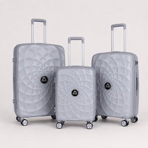 Air Trolley 3-piece hardshell luggage set in Grey - 20 inch, 24 inch, 28 inch
