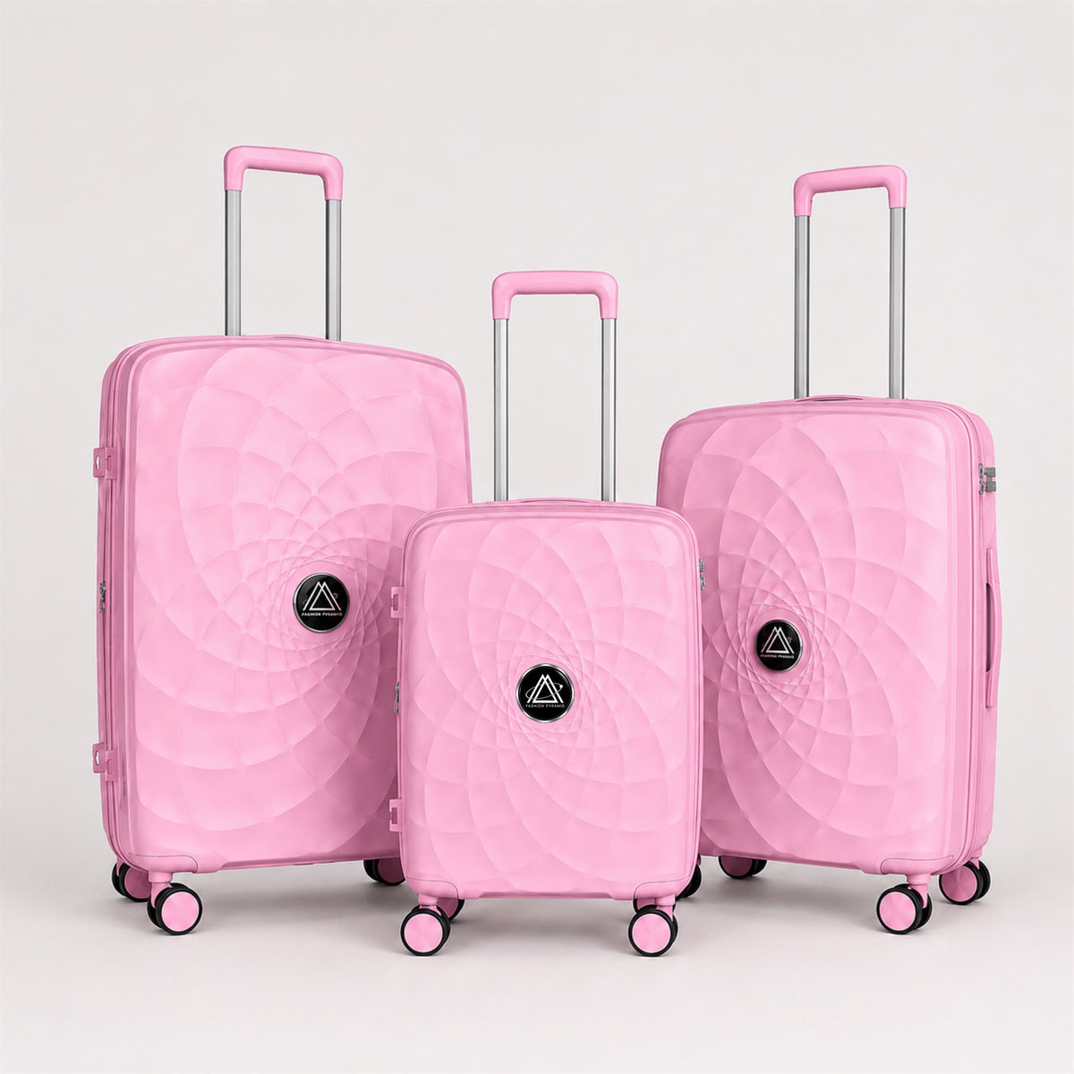Air Trolley 3-piece hardshell luggage set in Pink - 20 inch, 24 inch, 28 inch