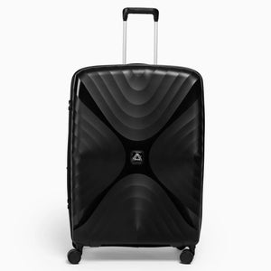 Fashion Pyramid Explore Trolley large 28-inch suitcase in black, front view