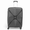 Fashion Pyramid Explore Trolley large 28-inch suitcase in grey, front view