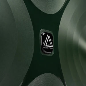 Fashion Pyramid Explore Trolley in olive – Fashion Pyramid logo badge on the shell