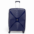 Fashion Pyramid Explore Trolley large 28-inch suitcase in navy blue, front view