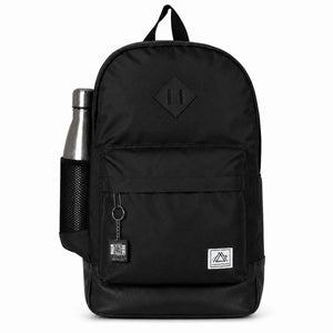 Pyramid Backpack Waterproof 22 Liter in Dark Black - front view