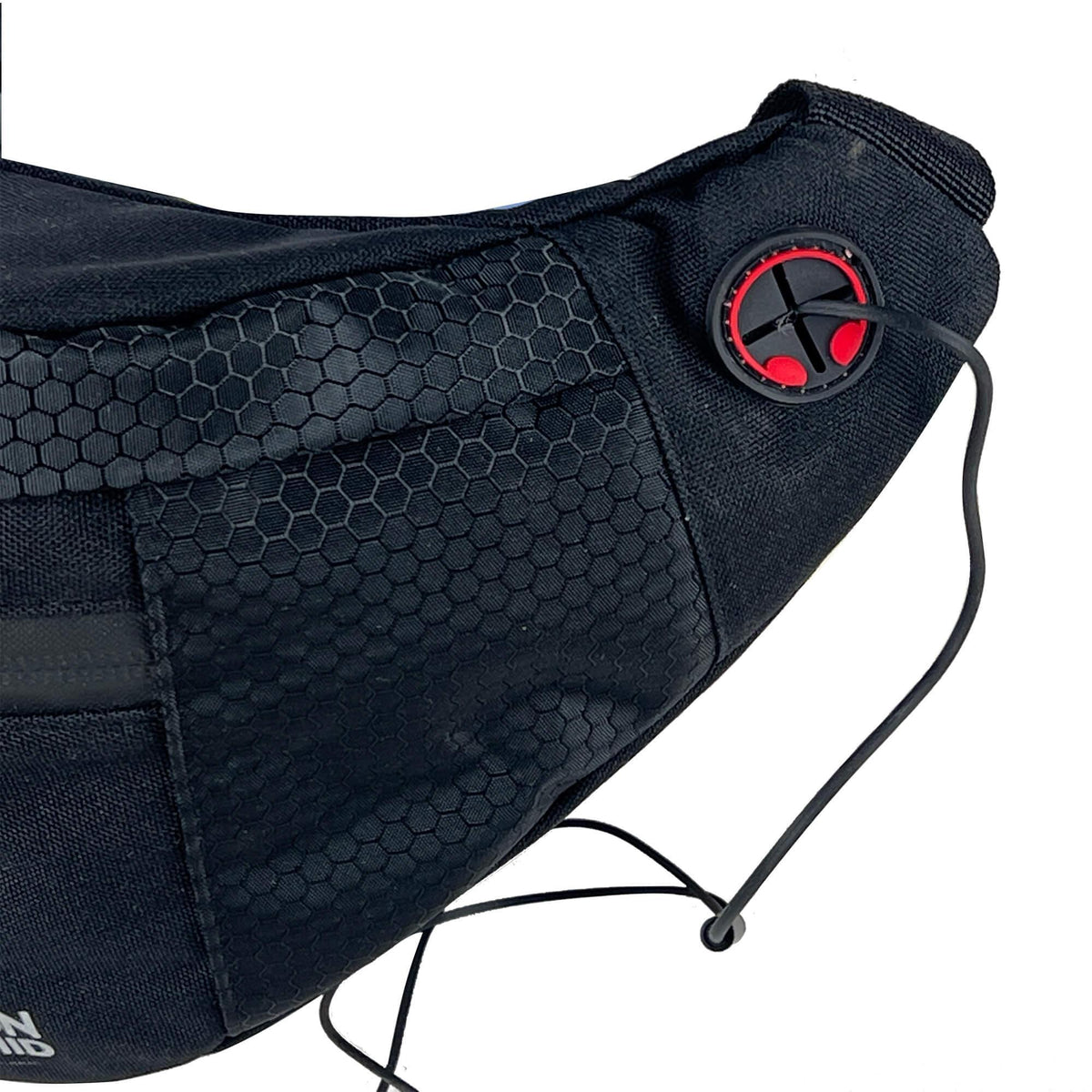 Beehive waist bag with AUX Output for headphones. Fashionpyramid