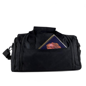 Back of duffel bag for sport use .