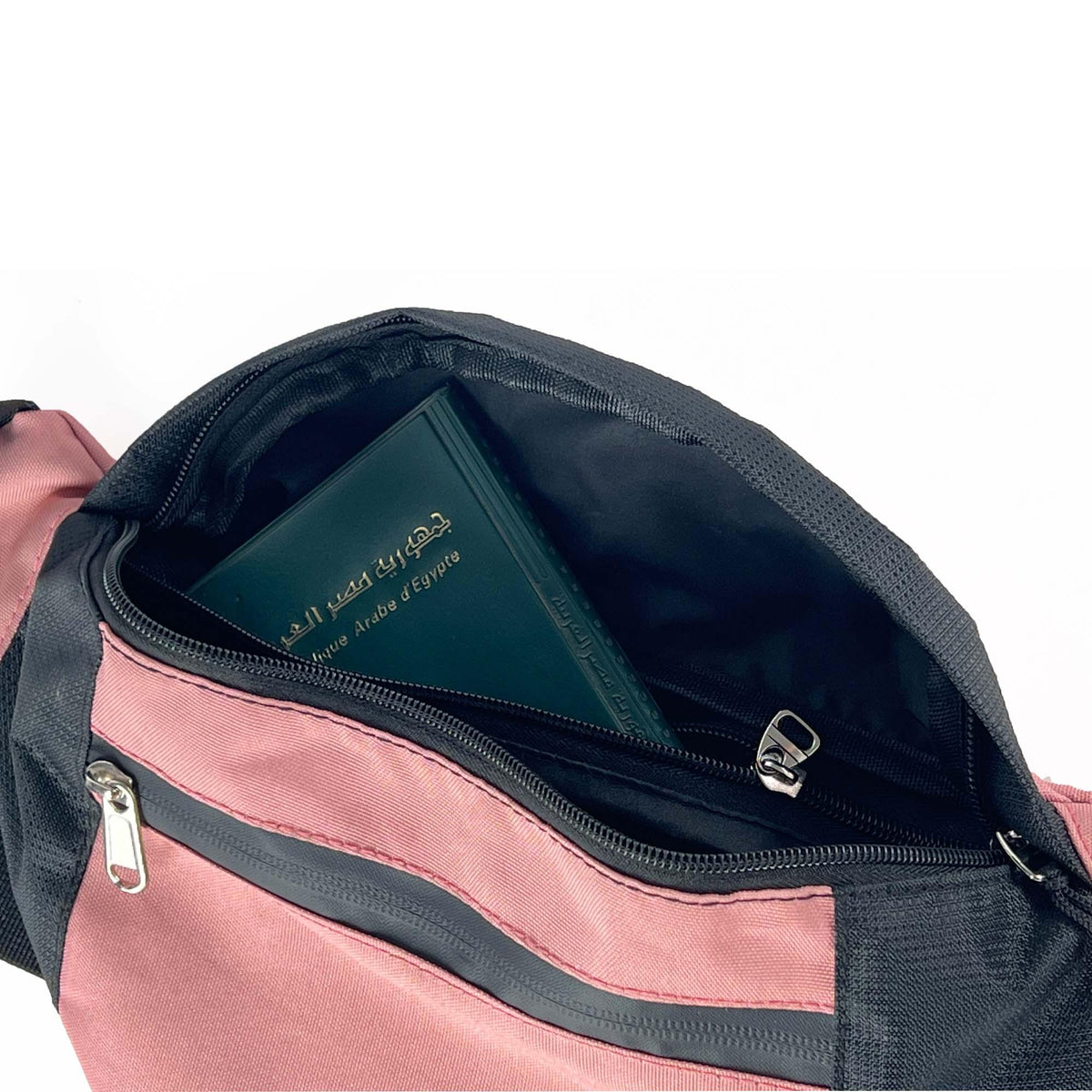 Beehive waist bag with AUX port - Pink - Fashionpyramid