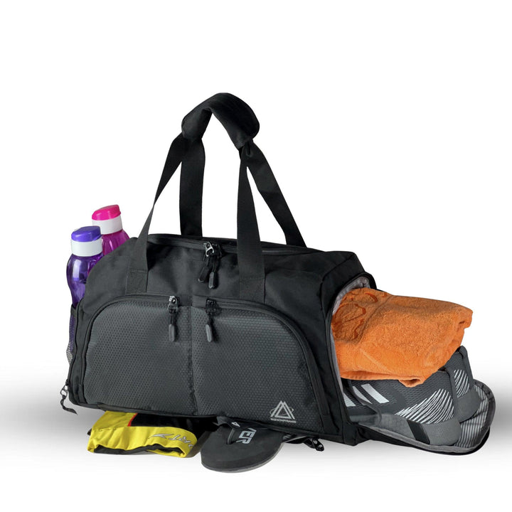 A gym bag is an essential accessory for anyone who wants to hit the gym or engage in any physical activity.