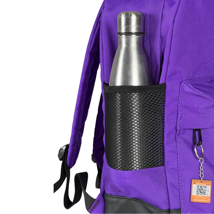 Pyramid Backpack has mesh pocket for a medium water bottle. Fashionpyramid