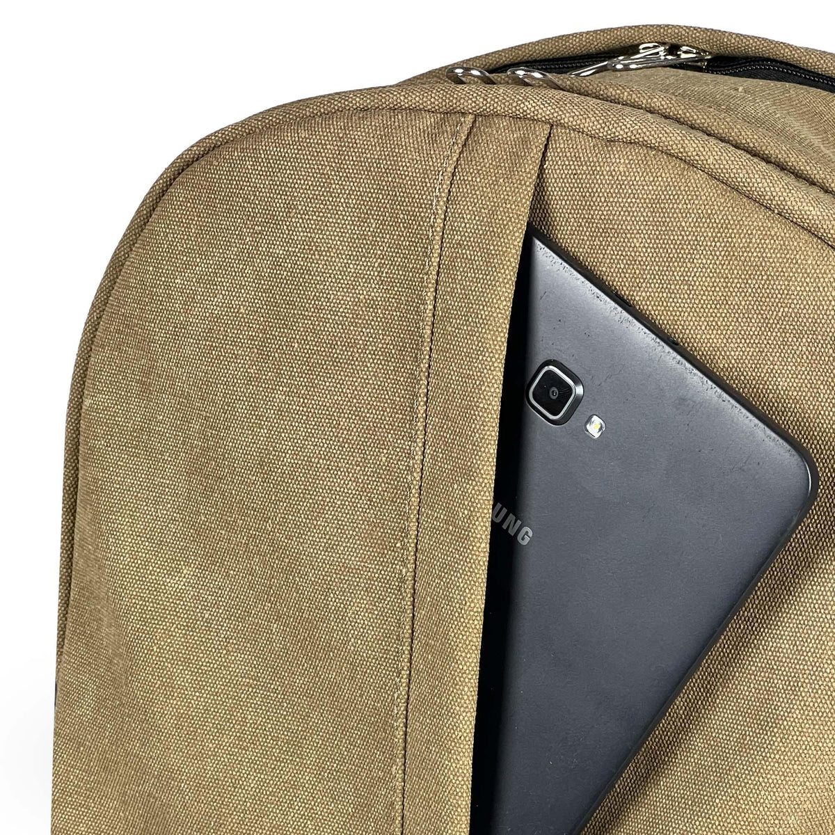 Happiness Backpack has front pocket for quick items. Fashionpyramid