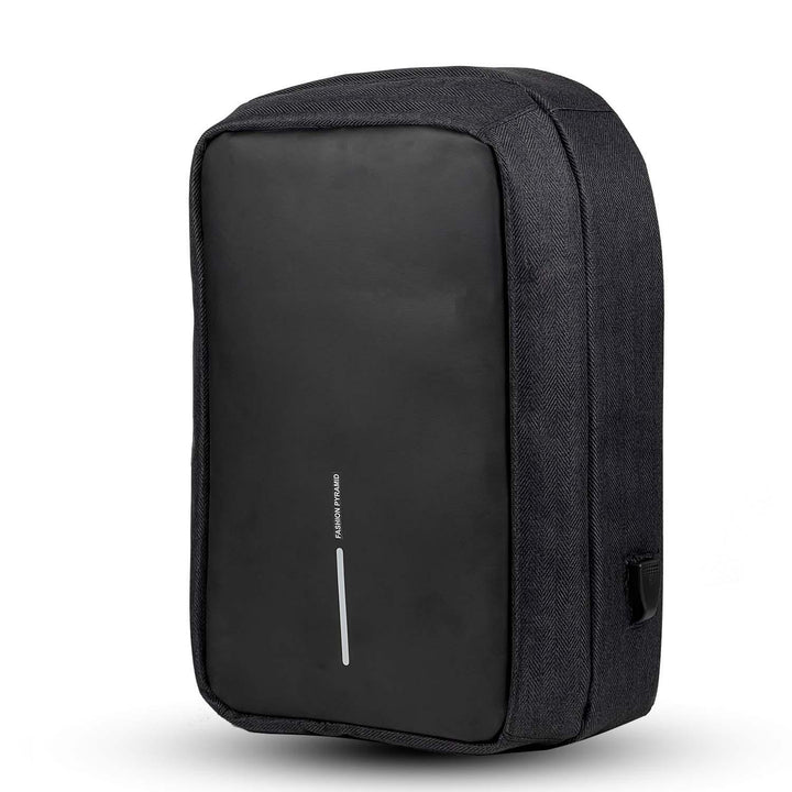 Business Backpack has a hidden zipper that makes it difficult for anyone to access the contents.Fashionpyramid