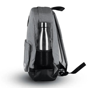 Pyramid backpack designed for girls, with a floral pattern and padded straps