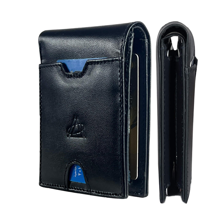 Slim Wallet With Genuine leather is made from high-quality leather that is soft, supple, and durable. Fashionpyramid